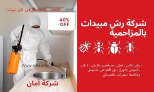 رش مبيدات حشرية