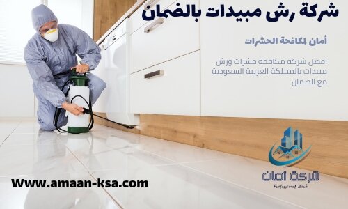 شركة رش مبيدات بالضمان
